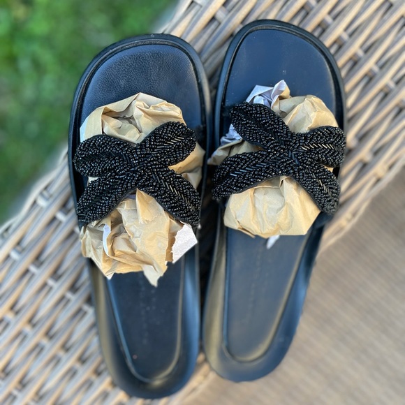 ROBERT CLERGERIE Beaded Slides - Picture 5 of 12